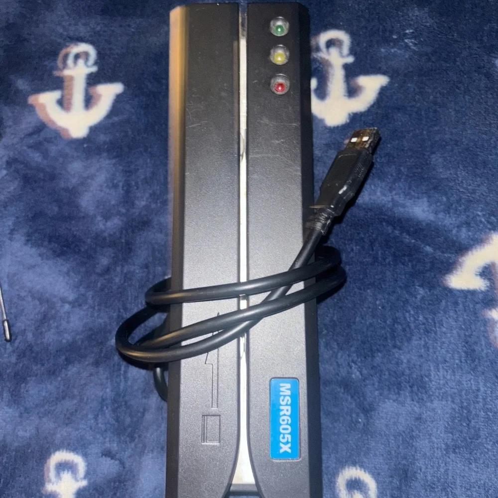 Black Magnetic Stripe Card Reader